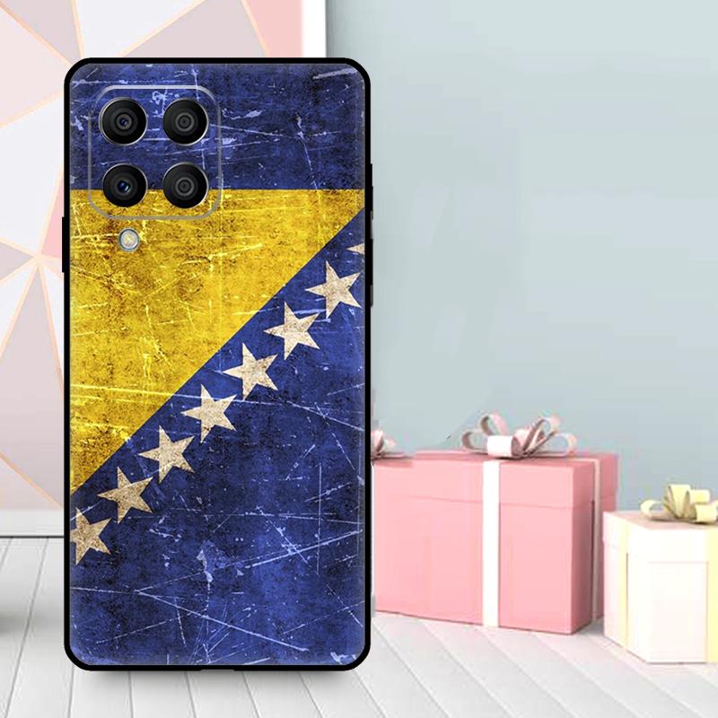 Чехол с флагом Боснии для Samsung Galaxy M36 M12 M52 M06 M16 M56 M33 M15 M55 M31 M13 M14 M53 M32 M35 M34 M54