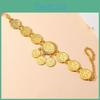Fashionable Gold Alloy Coin Foot Jewelry For Women With Geometric Style For Weddings And Gifts