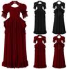 European Vintage Palace Style Dress Women Evening Gown Dance Performance Dress Retro Elegant Party Outfit