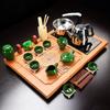 Чайный сервиз кунг-фу, чайник, высококачественный китайский однотонный чайный поднос, бытовая чайная доска, чахай/чайный столик, все товары