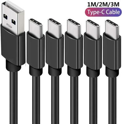 10 шт. быстрой быстрой зарядки Type C на USB A кабель для зарядки данных 1 м 2 м 3 м кабели для Samsung Galaxy S10 S20 S21 Htc lg android phone