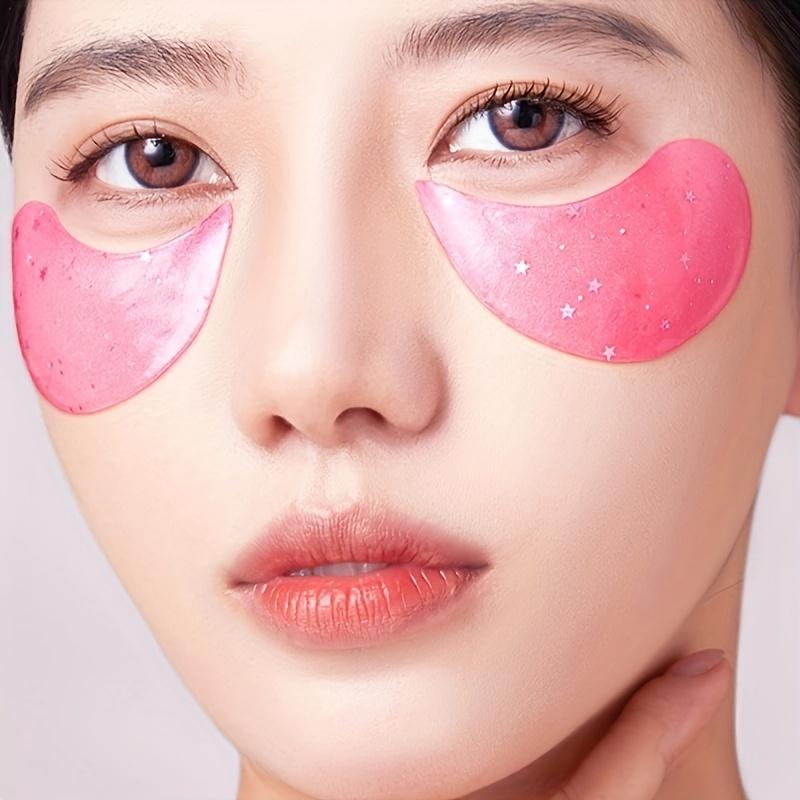 60 шт. SADOER Rose Starry Collagen Eye Mask Anti Dark Circles Remove Eyes Bags Увлажняющие укрепляющие патчи для глаз Уход за кожей вокруг глаз