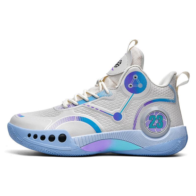 Putian Men's Shoes Spring Platform Couple High-top Basketball Sports Trendy Shoes Large Size Youth Casual Shoes 2024 New