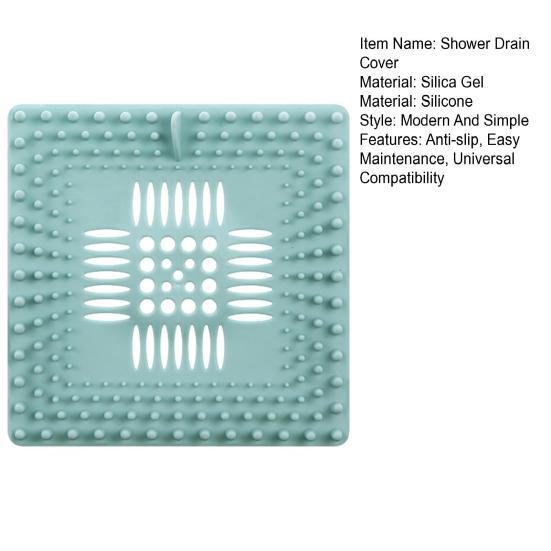 Силиконовая крышка для слива в душе, уловитель волос, протектор для обычных сливов, легко чистится, протектор для слива, подходит для большинства