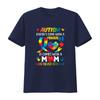 Autism Mom Doesn t Come With A Unisexual Unisex Awareness Shirt vintage Washed Soft Slightly Top For Everyday Wear Breathable homme