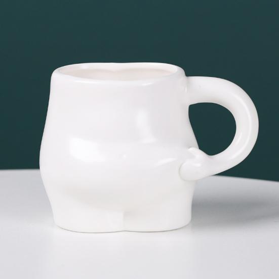 Кружка для кофе Fat Belly объемом 320 мл, симпатичная керамическая кружка, забавные чашки для завтрака ручной работы, новинка