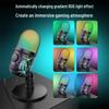 Энпинг USB Игровой Конденсаторный Микрофон с RGB Подсветкой для Стриминга и Караоке