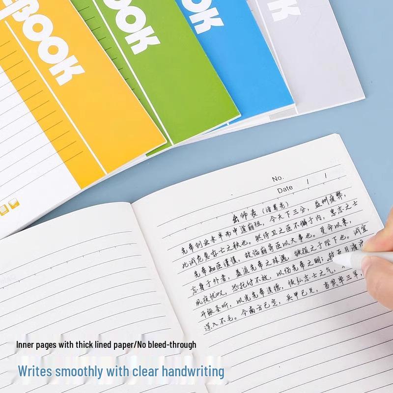 Набор из 10 блокнотов с утолщенной мягкой обложкой и линовкой для офисной канцелярии