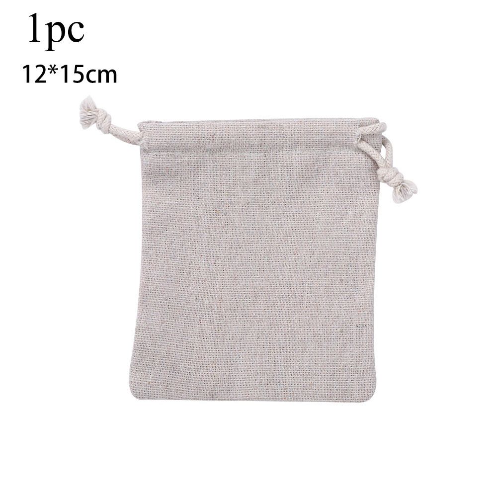 Льняной мешок для хранения продуктов, джутовые подарочные пакеты, мешочек на шнурке, органайзер для конфет, свадебный подарок