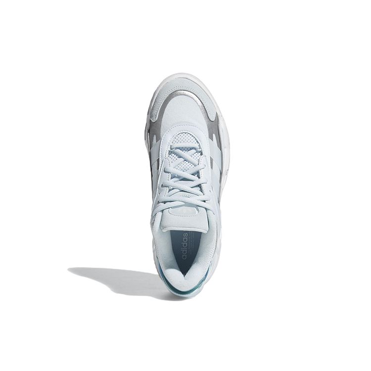 adidas Originals Niteball 2.0 Кожа Удобные Нескользящие Прочные Низкие Кроссовки для Повседневной Носки Женские кроссовки Светло-голубые GW0883