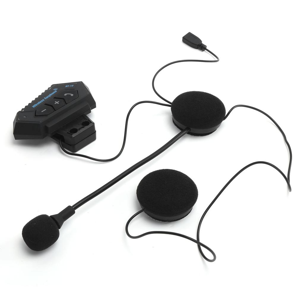 Беспроводная Bluetooth-гарнитура для шлема, громкая связь, звук Hi-Fi, защита от помех для езды на мотоцикле