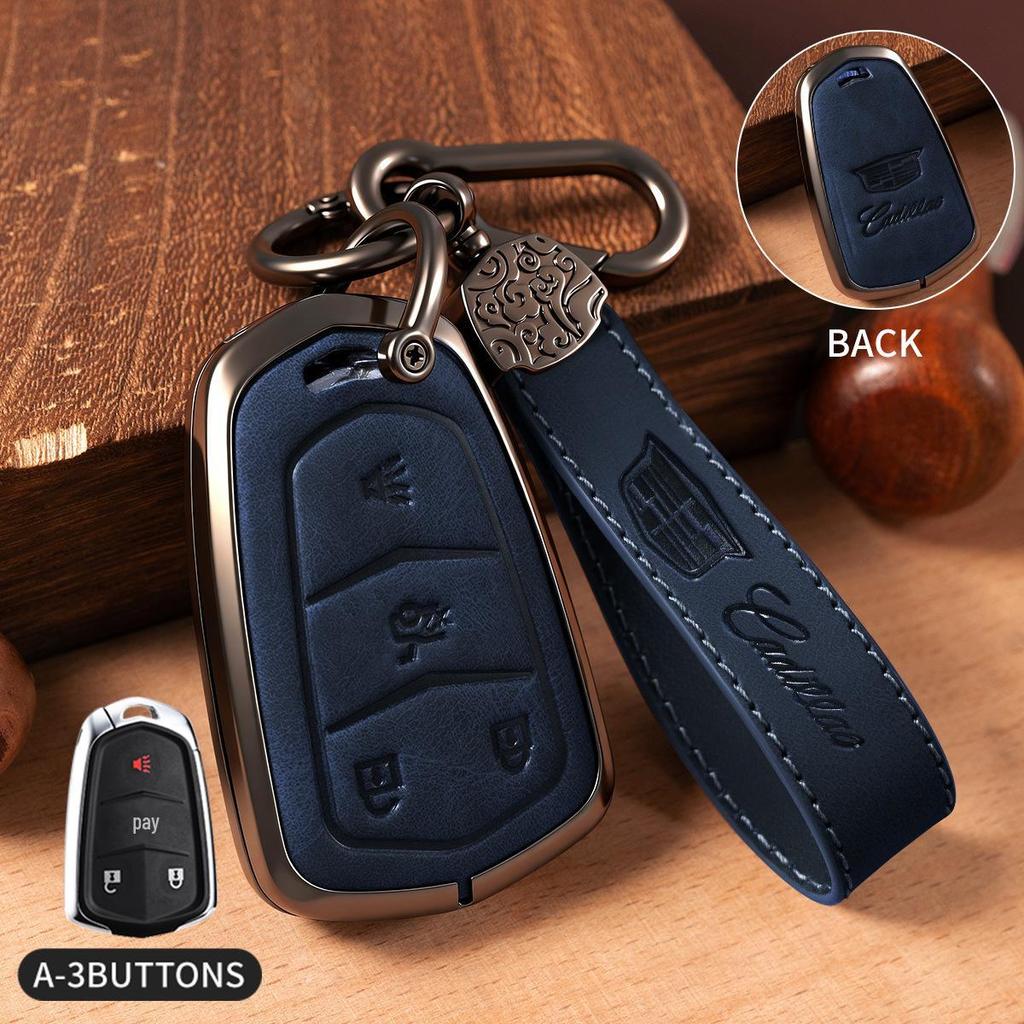 Cadillac Key Case for XT5, XT4, XT6, XTS, CT4, CT5, CT6, ATSL Models