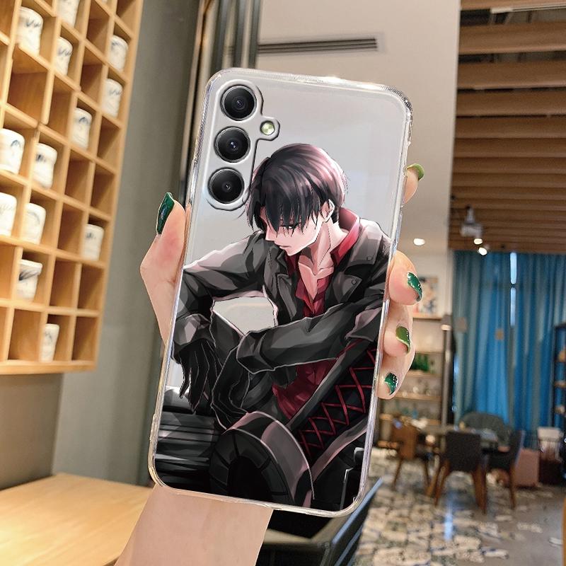 Мягкий прозрачный силиконовый чехол с рисунком аниме для Samsung A55 M35 S24 Xiaomi Redmi Note 13 Poco C65 iPhone Camera Противоударный защитный чехол