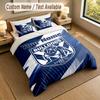 Bedding Set 1 Duvet Cover 2 Pillowcases Canterbury-Bankstown Bulldogs Print Soft Bed Linen Bedroom Decor