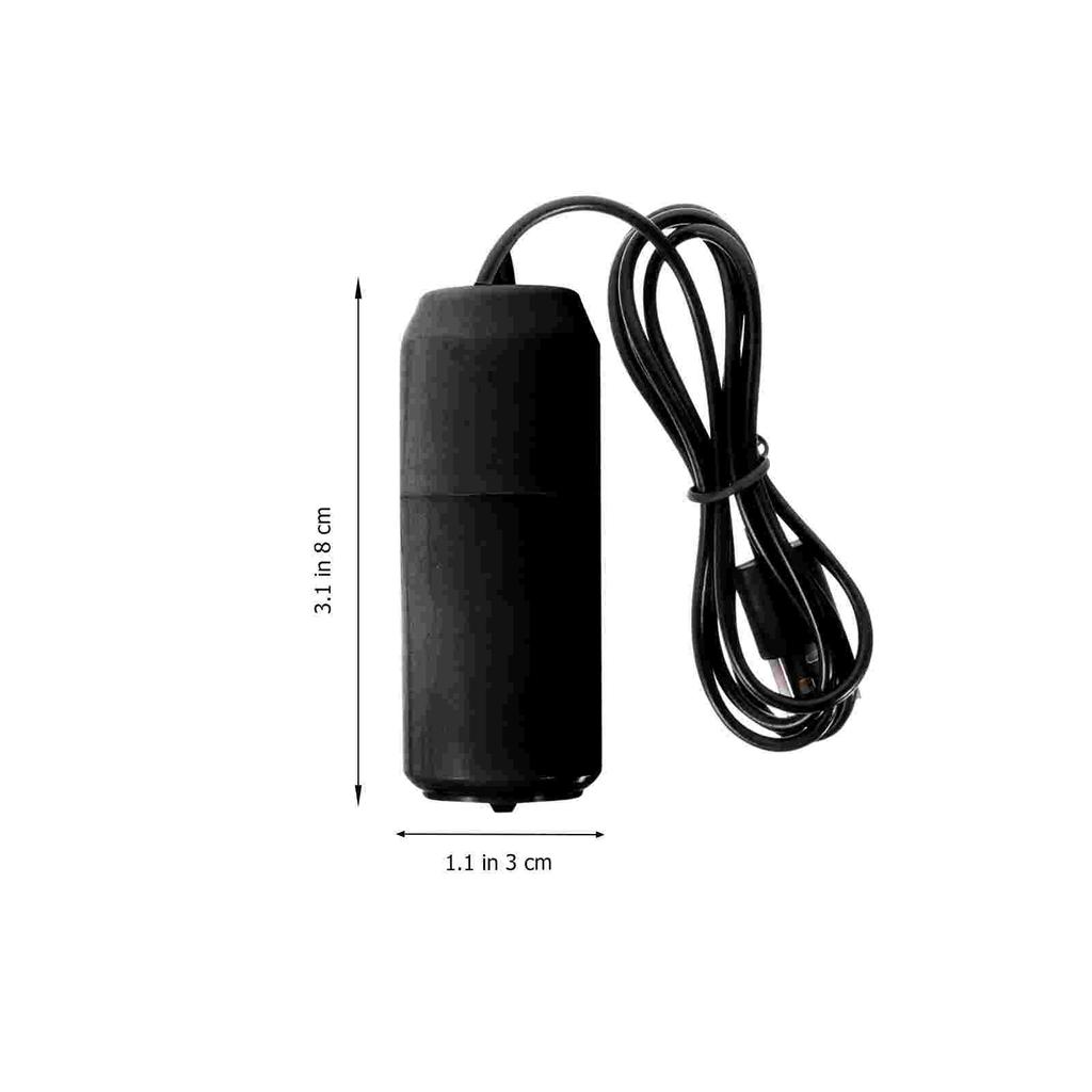 Насос для рыбалки на открытом воздухе, USB, для аквариума, воздуха, портативный, маленький, тихий аэратор с трубкой и камнем