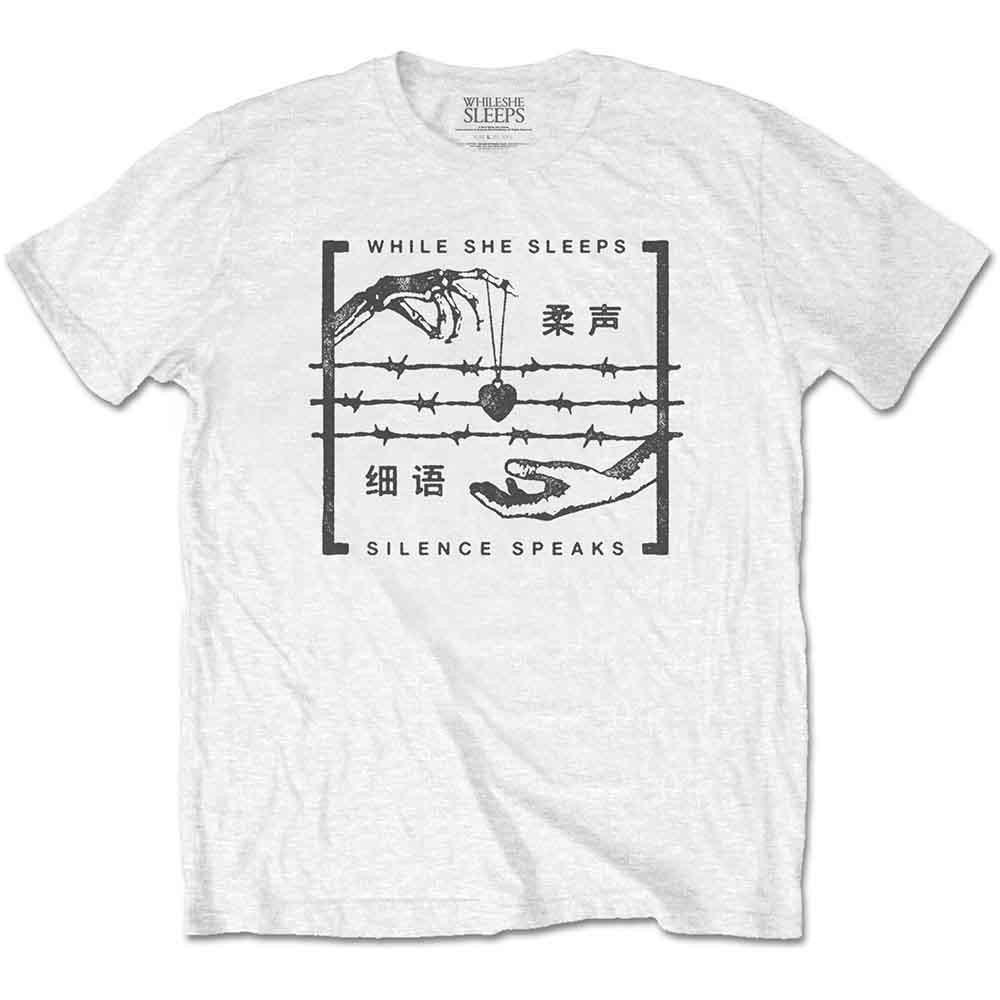 While She Sleeps Silence Speaks Official Unisex T-Shirt