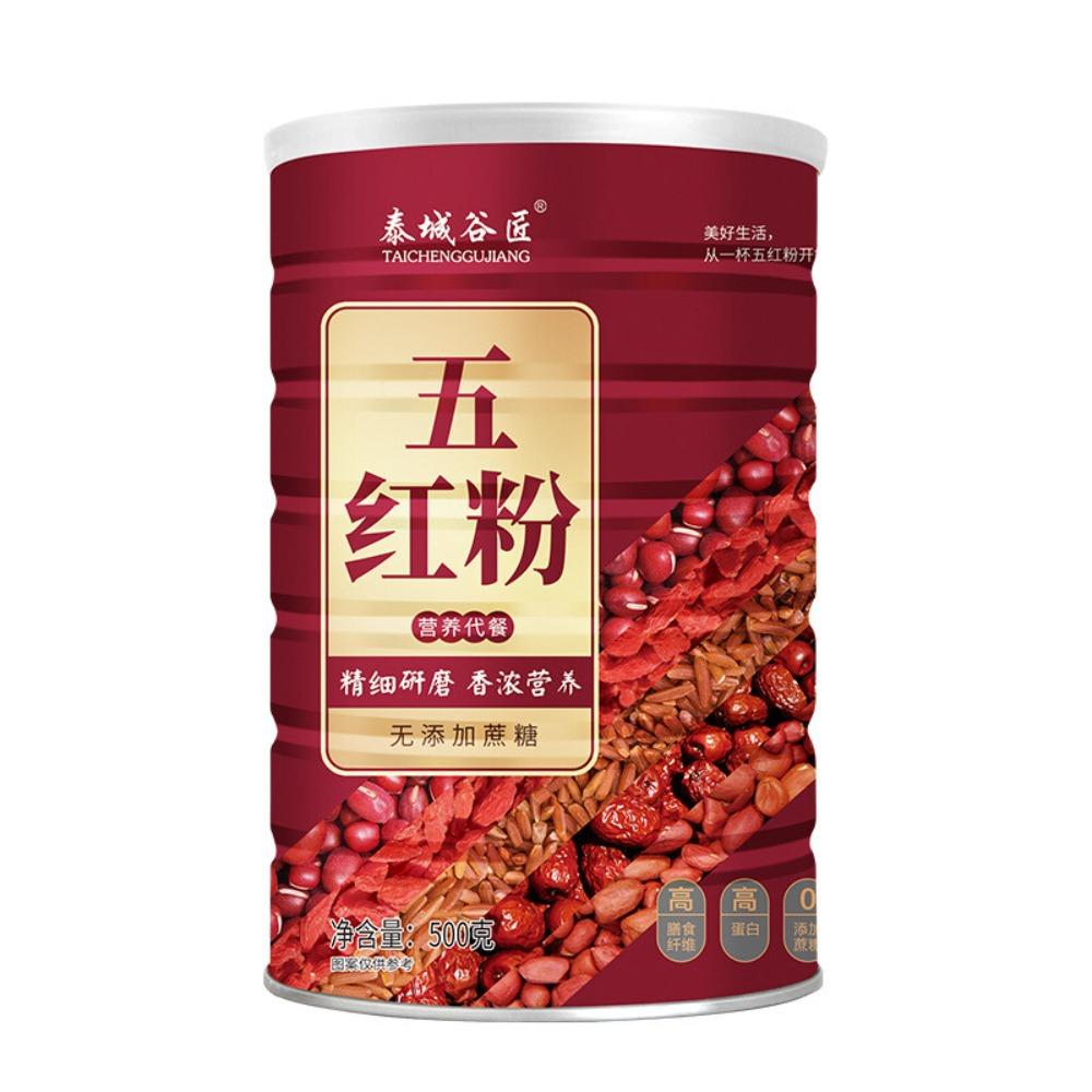 5 Красных Зерновых Травяной Порошок 500г Энергия Детокс Укрепитель Здоровья для Мужчин Женщин