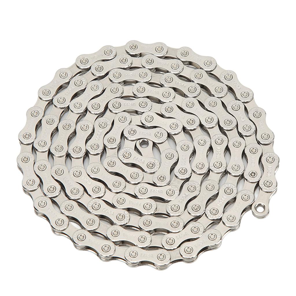 Велосипедная цепь серебристая высокоуглеродистая сталь 11 скоростей цепь для горного и шоссейного велосипеда для VG SPORTS