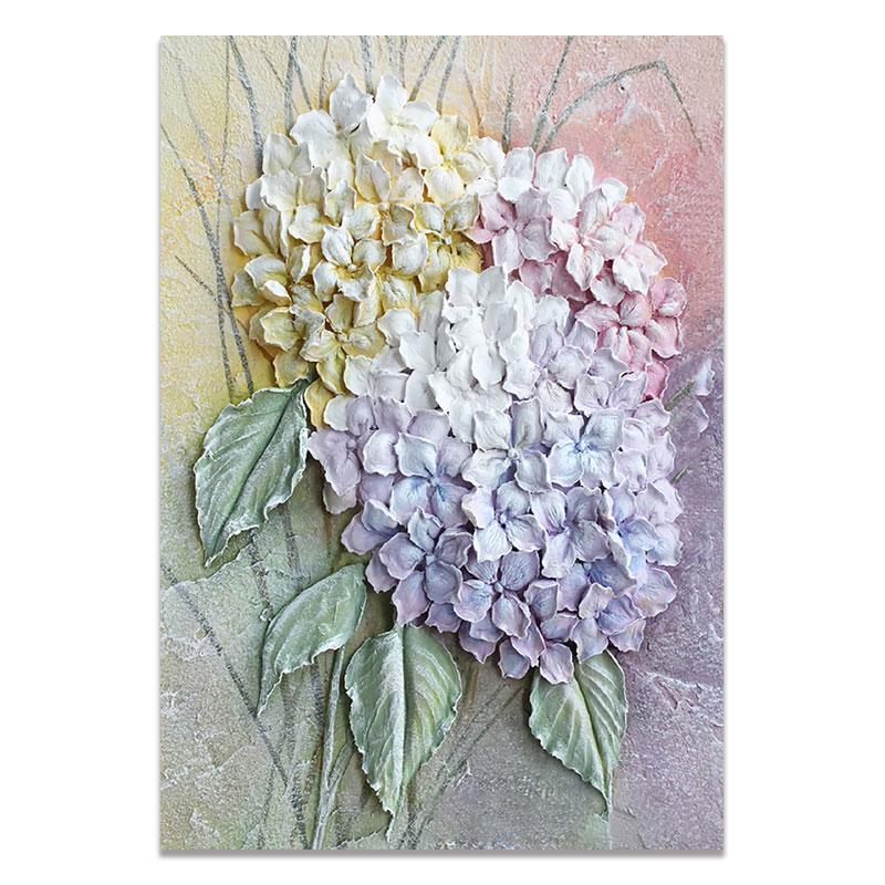 Retro Scandinavian Abstract Canvas Painting Wall Art Flower Posters and Prints Wall Pictures for Living Room Home Decoration