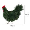 Венок из петуха и курицы, рождественский декор входной двери, искусственные сосновые ветки, гирлянда из зеленых листьев, венок для двери в загородном доме