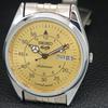 ВОССТАНОВЛЕННЫЕ ВИНТАЖНЫЕ МУЖСКИЕ ЗОЛОТЫЕ ЧАСЫ SEIKO 5 AUTOMATIC 6309A ЯПОНИЯ a442288-1