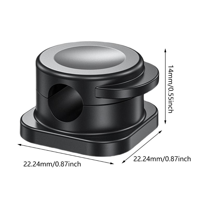 Spring Cord Holder Clip Adjustable Cable Organizers with Strong Adhesive for Desk and Car Use 