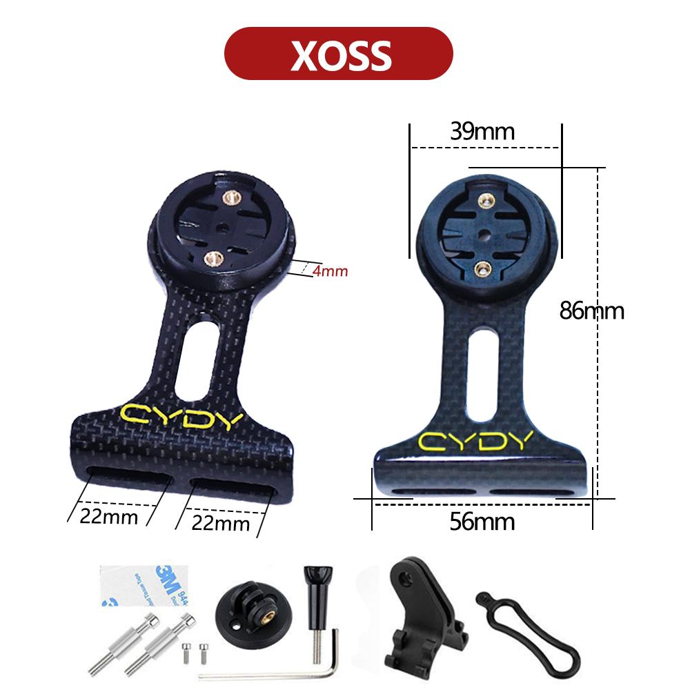 CYDY Carbon 3K Garmin Support For Bicycle Rider Bryton Whaoo XOSS IGPSPORT MAGENE MTB Stem GPS Bike GOPRO Mount Cycling Parts
