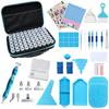 Diamond Painting Tool Set Storage Bag - 60 Grid Round Bottle Packaging Handbag