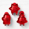 3Pcs Xmas 3D Cookie Mould Cookie Cutter Sets Holiday Gift Dishwasher Safe Plastic