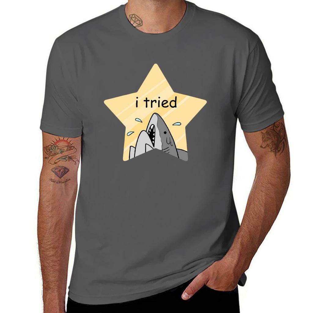 I Tried Tshirt Casual Everyday Wear Tshirt