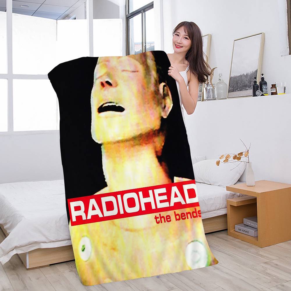 Rock Band R-Radiohead Микрофибровое пляжное полотенце Впитывающее Быстросохнущее Мягкое для Йоги, Плавания, Отдыха, Альпинизма