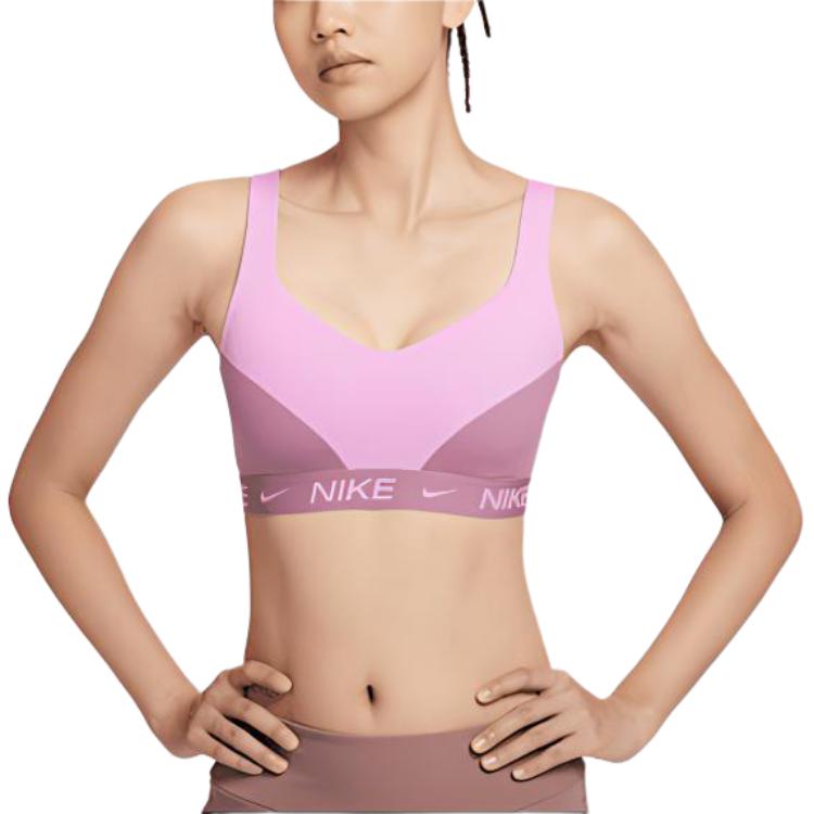 Nike Indy Dri-Fit удобный мягкий модный дышащий быстросохнущий спортивный бюстгальтер женское нижнее белье серый фиолетовый красный FD1069-632