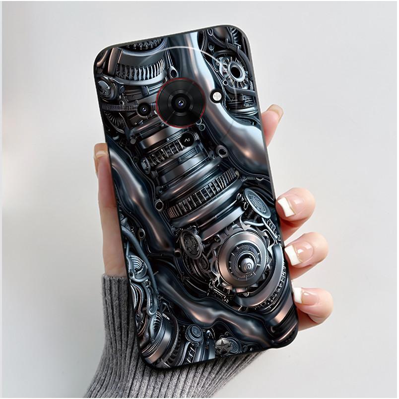 Phone Casing For ZTE Blade A76 5G Z2469N Soft Case Aesthetic Luxury Cute Cool Boys Girls Black Matte Shockproof Back Shell Cover