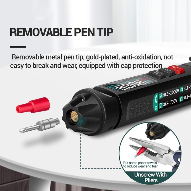 Цифровой профессиональный мультиметр Aneng A3008 6000 отсчетов Тестер емкости Минимальные электроизмерительные приборы AC / для DC напряжения