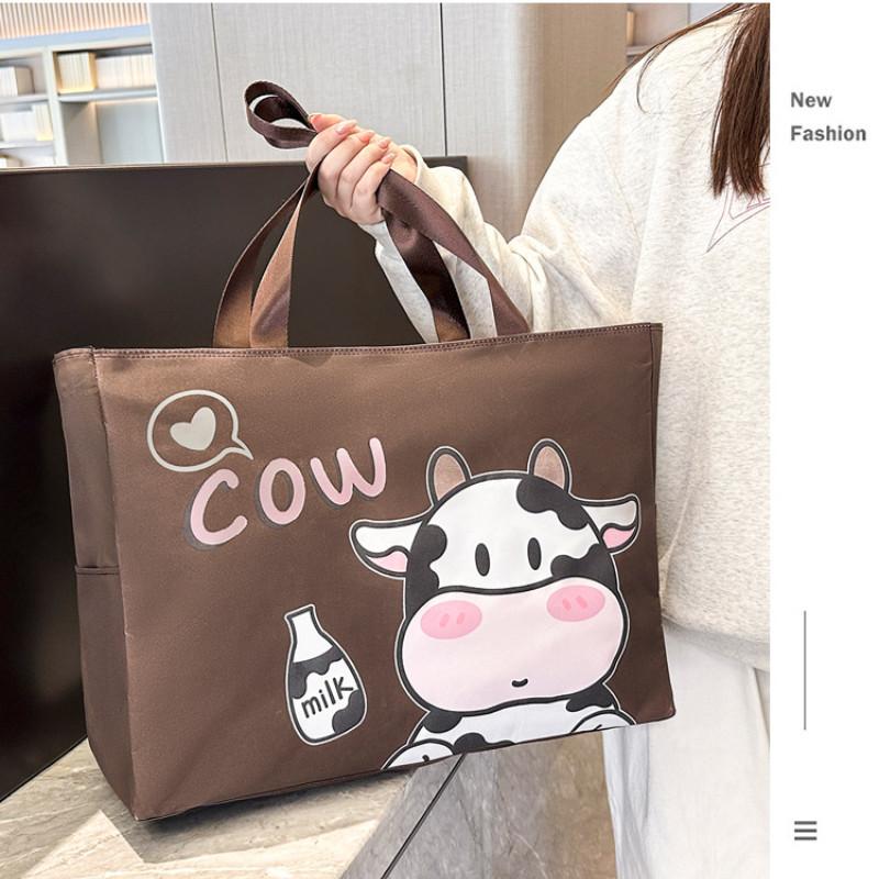 Сумка для хранения вещей для путешествий на короткие расстояния, большая вместительная сумка-тоут, легкая сумка для отдыха, переносная водонепроницаемая сумка для хранения багажа