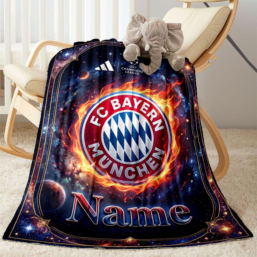 Denmark Football Dreams Customize Your Name Blanket Gift Customizable Blanket Durable Comfort Versatile for Couch Sofa Chair Office