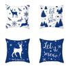 Christmas Themed Pillowcases Car Accessories Office Santa Claus Living Room Sofa Home Pillowcases