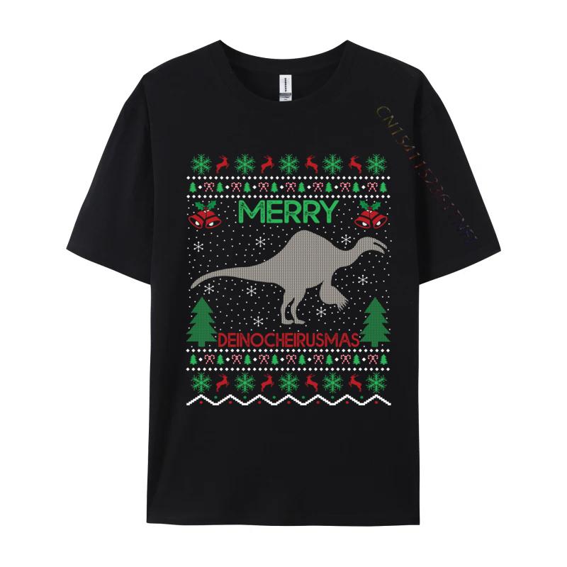 Merry Deinocheirus Ugly Deinocheirus Christmas Tshirts Tshirt For Unisex Short Sleeve Top T Shirt New Arrival