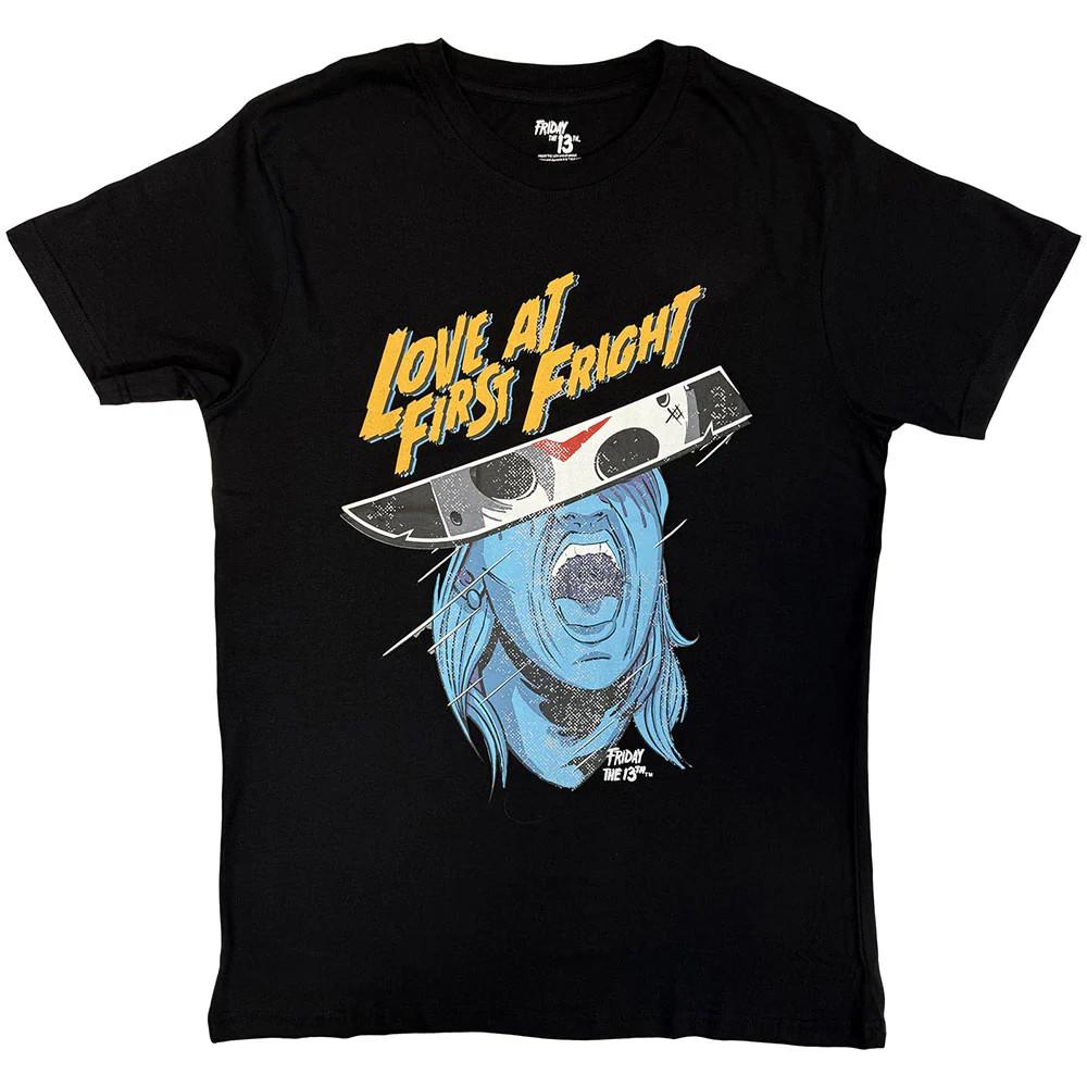 Friday the 13th T-Shirt: Love At First Fright (Black) OFFICIAL NEW