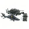 1/72 Модели Военного Оружия Строительные Блоки Игрушки Армейский Вертолет-Штурмовик M1070 Транспортер Танков M1A2 Абрамс Основной Боевой Танк Игрушки-Истребители