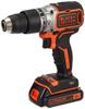 Black and Decker 18V вибрационная дрель-шуруповерт аккумуляторная дрель-шуруповерт ударный шуруповерт DIY BL188K2-JP