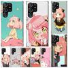 Чехол Anya из S-Spy Family для Samsung Galaxy S23 S22 S24 S25 Ultra S21 Plus S20 FE Чехол для телефона S10 + S10E S25U Печать Coque