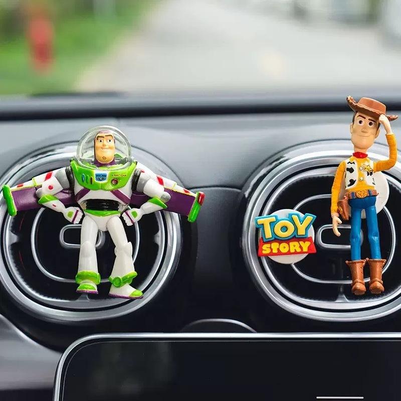 Disney История игрушек Мультяшный персонаж Автомобильный освежитель воздуха Ароматический диффузор Милый ароматизатор для вентиляции автомобиля Украшение автомобиля