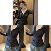 Two Piece Knit Sweater With Deep V Neck For Casual Office Wear