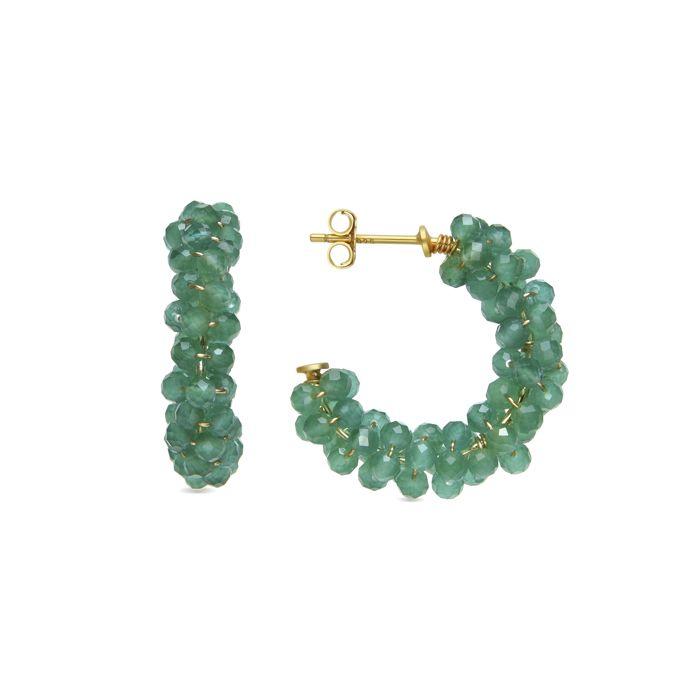 Boucles d'oreilles en argent 925 de Luxenter Rariki