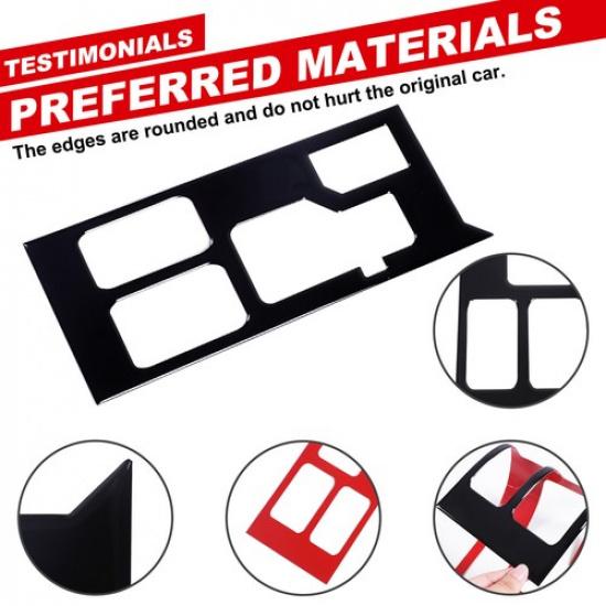 Piano Gloss Black Center Console GearPanel Trim For Toyota Tundra/ Sequoia +