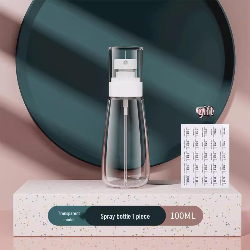 Ultra-Fine Mist Travel Spray Bottle for Face Moisturizing - Portable and Refillable, Perfect for Alcohol.