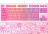 Ornata V3 Tenkeyless Slim Wired Keyboard with Mechanized Membrane Switches for a Comfortable Low Dedicated Backlit Media RGB Hello Kitty Wrist English