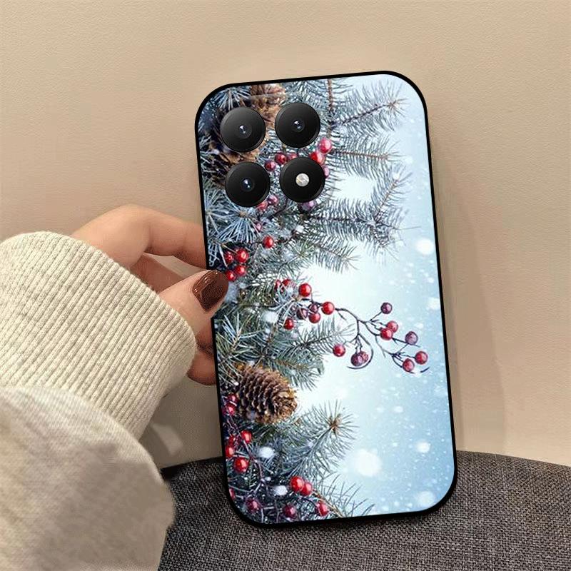 Рождественская живопись Мягкий ТПУ Силиконовый чехол Для Xiaomi 15T 14T 12T Pro 13T 12T 11T 10T Pro Ударопрочный чехол для телефона Противоударный Funda