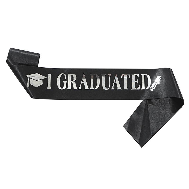 2026 Европейская и Американская Мода Лента для Выпускника IGRADUATED Лента-Этикетка Лента Лента для Выпускного Вечера Одежда Наплечный Ремень Наряд